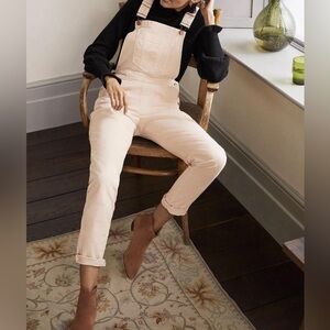 Boden Girlfriend Straight Leg Overalls Corduroy
